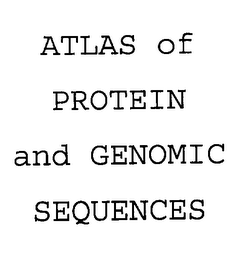 ATLAS OF PROTEIN AND GENOMIC SEQUENCES