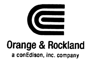 ORANGE & ROCKLAND A CONEDISON, INC. COMPANY