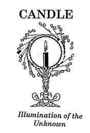 CANDLE AND ILLUMATION OF THE UNKNOWN