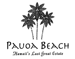 PAUOA BEACH HAWAII'S LAST GREAT ESTATE