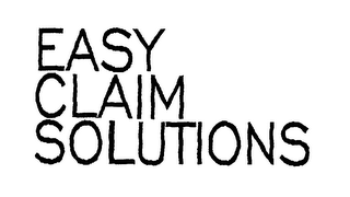 EASY CLAIM SOLUTIONS