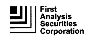 FIRST ANALYSIS SECURITIES CORPORATION