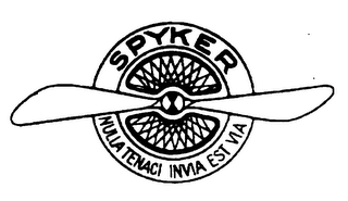 SPYKER NULLA TENACI INVIA EST VIA