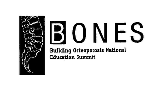 BONES BUILDING OSTEOPOROSIS NATIONAL EDUCATION SUMMIT