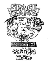 SPACE GANG ALL NATURAL JUICE DRINK 100% VITAMIN C! ORANGE MARS