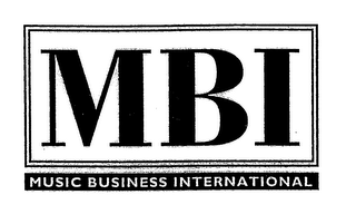 MBI MUSIC BUSINESS INTERNATIONAL