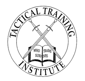 TACTICAL TRAINING INSTITUTE WHO TRAINS SURVIVES
