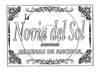 LA NOVIA DEL SOL ACEITUNAS RELLENAS DE ANCHOA