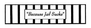 "BECAUSE JAIL SUCKS"