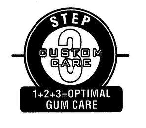 STEP 3 CUSTOM CARE 1+2+3=OPTIMAL GUM CARE