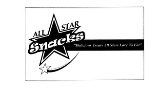 ALL STAR SNACKS "DELICIOUS TREATS ALL STARS LOVE TO EAT"