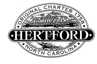 ORIGINAL CHARTER 1758 HERTFORD NORTH CAROLINA