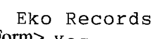 EKO RECORDS