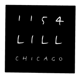 1154 LILL CHICAGO