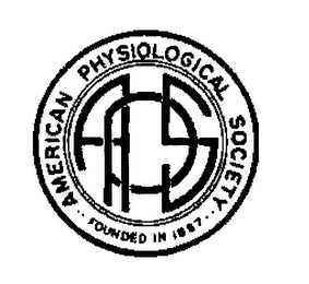 APS AMERICAN PHYSIOLOGICAL SOCIETY FOUNDED IN 1887