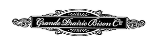 GRANDE PRAIRIE BISON CO.
