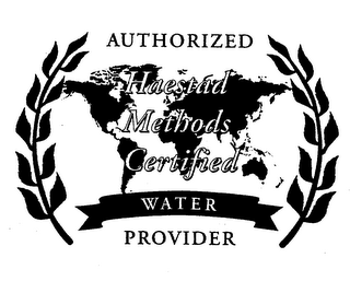 HAESTAD METHODS CERTIFIED AUTHORIZED WATER PROVIDER