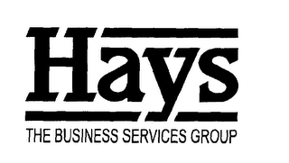 HAYS THE BUSINESS SERVICES GROUP