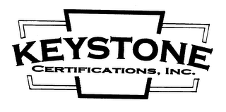 KEYSTONE CERTIFICATIONS, INC.