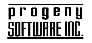 PROGENY SOFTWARE INC.