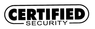 CERTIFIED SECURITY