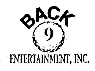 BACK 9 ENTERTAINMENT, INC.