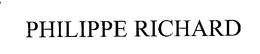 PHILIPPE RICHARD