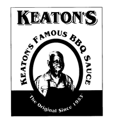 KEATON'S KEATON'S FAMOUS BBQ SAUCE "THE ORIGINAL SINCE 1953"