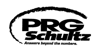 PRG SCHULTZ ANSWERS BEYOND THE NUMBERS.