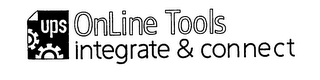 UPS ONLINE TOOLS INTEGRATE & CONNECT