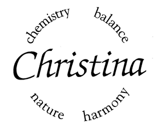 CHRISTINA CHEMISTRY BALANCE NATURE HARMONY