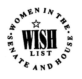 WISH LIST WOMEN IN THE SENATE AND HOUSE