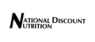 NATIONAL DISCOUNT NUTRITION