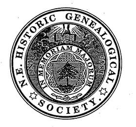 N.E. HISTORIC GENEALOGICAL SOCIETY. INC1845 IN MEMORIAM MAJORUM