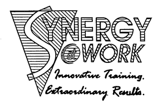 SYNERGY AT WORK INNOVATIVE TRAINING. EXTRAORDINARY RESULTS.