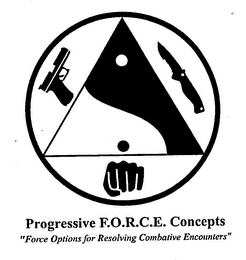 PROGRESSIVE F.O.R.C.E. CONCEPTS "FORCE OPTIONS FOR RESOLVING COMBATIVE ENCOUNTERS"