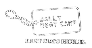 BALLY BOOT CAMP FIRST CLASS RESULTS.