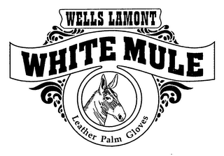 WELLS LAMONT WHITE MULE LEATHER PALM GLOVES