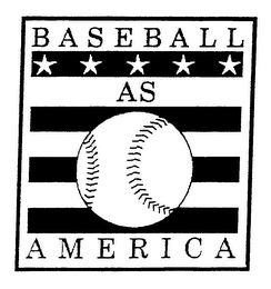 BASEBALL AS AMERICA