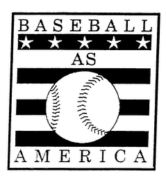 BASEBALL AS AMERICA