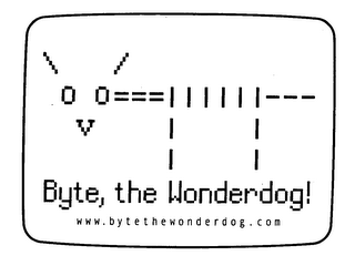 BYTE, THE WONDERDOG! WWW.BYTETHEWONDERDOG.COM
