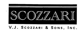 SCOZZARI V.J. SCOZZARI & SONS, INC.