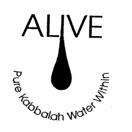 ALIVE PURE KABBALAH WATER WITHIN