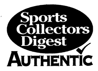 SPORTS COLLECTORS DIGEST AUTHENTIC