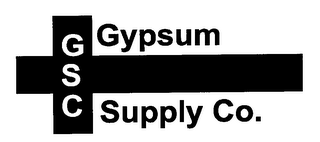 GSC GYPSUM SUPPLY CO.