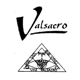 VALSACRO BIBI VIDI BIBI VINCI VINI VALSACRO