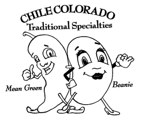 CHILE COLORADO TRADITIONAL SPECIALTIES MEAN GREEN BEANIE