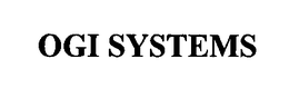OGI SYSTEMS