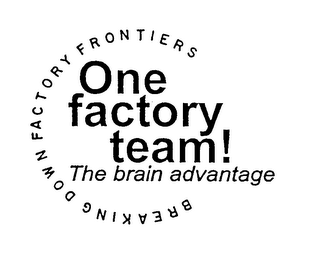 ONE FACTORY TEAM! THE BRAIN ADVANTAGE BREAKING DOWN FACTORY FRONTIERS