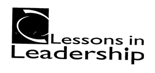 LESSONS IN LEADERSHIP